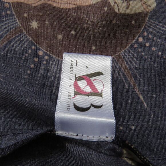 America & Beyond Dark Night Celestial Print Dress Medium NWOT - Picture 11 of 13